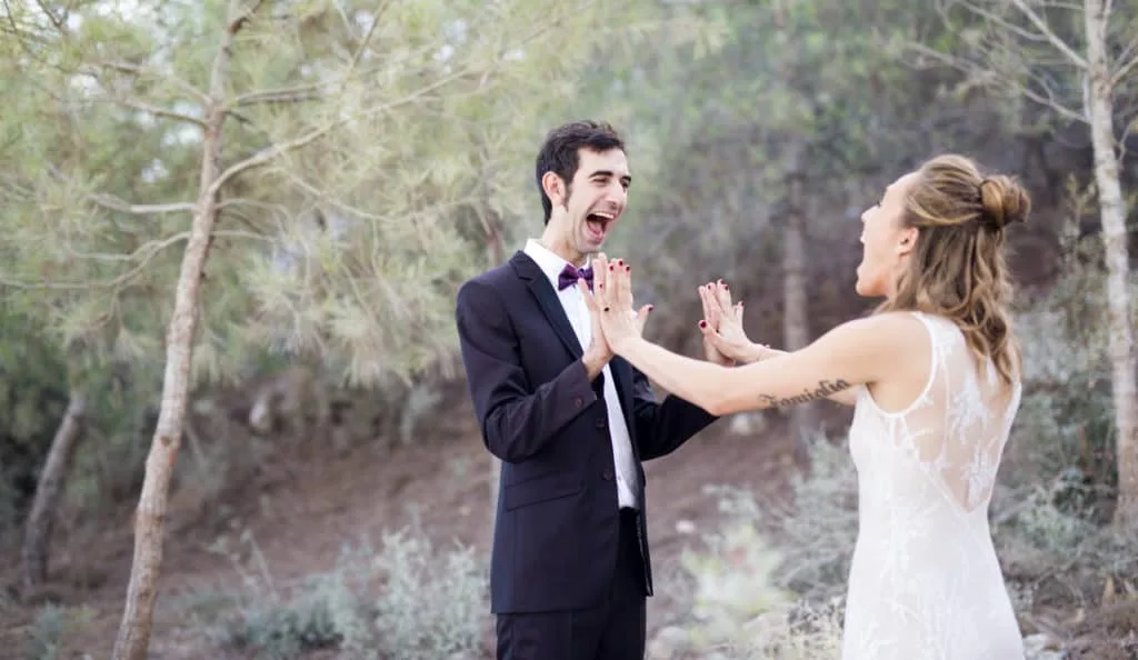 Burning man style wedding